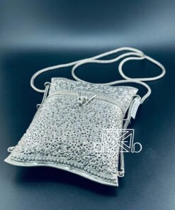 Handcrafted Thai Sterling Silver Crossbody Bag